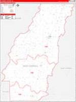 W. Carroll Parish (), La Carrier Route Wall Map